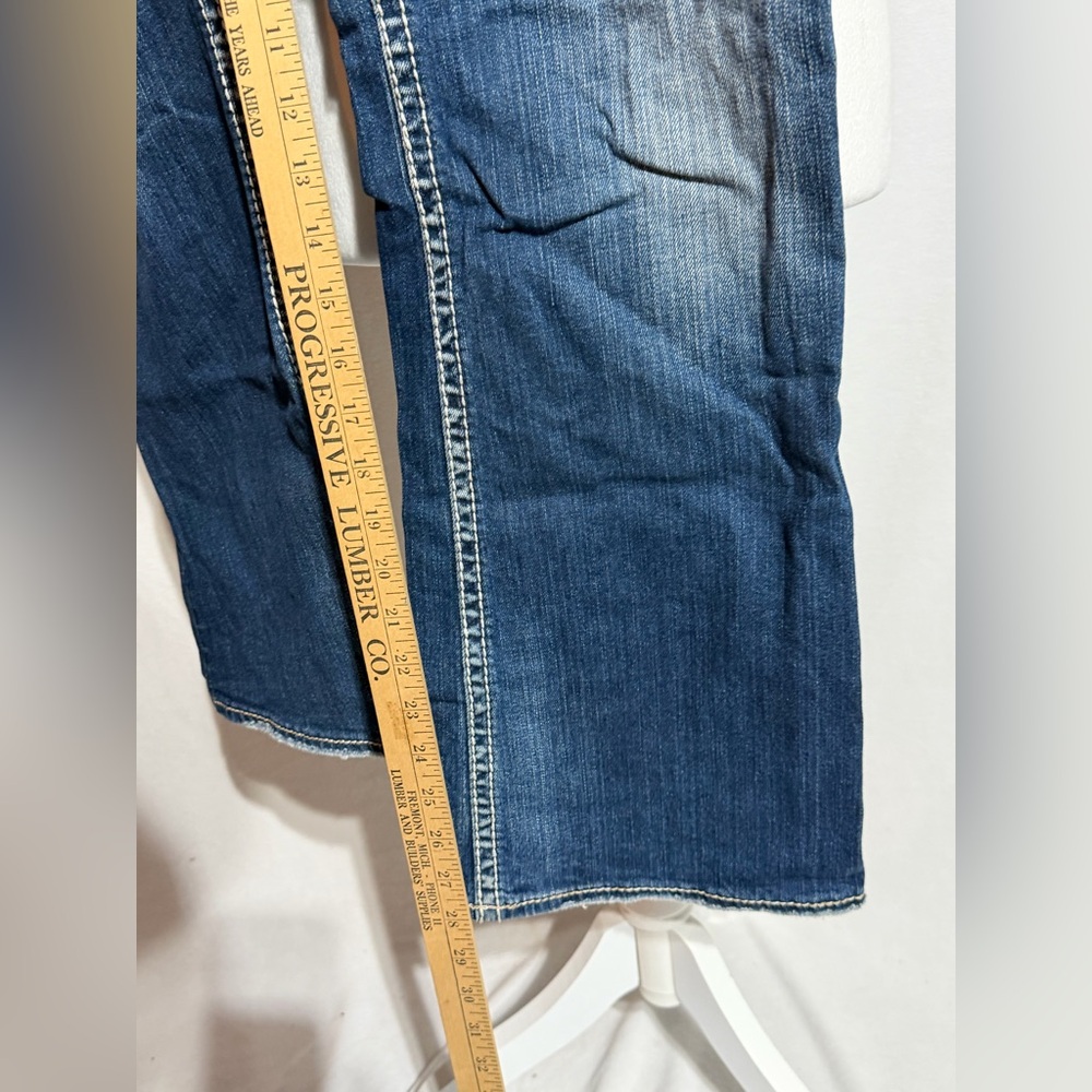 Silver Suki Jeans Women's Flare Blue Denim Size 33x28 - Picture 4 of 10